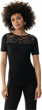 Mey Dames, Tops, Zwart, Maat: S