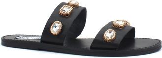 Steve Madden Slippers - Dames - Sandalen - Zwart - 36 EU - Leer - Schoenen
