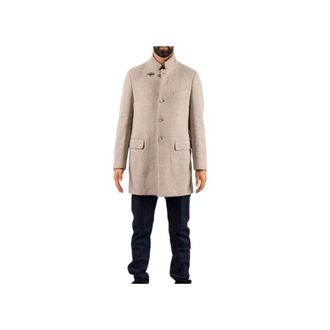 Fay Stijlvol Model Kaput voor jou - Heren - Mantel - Beige - M - Jassen