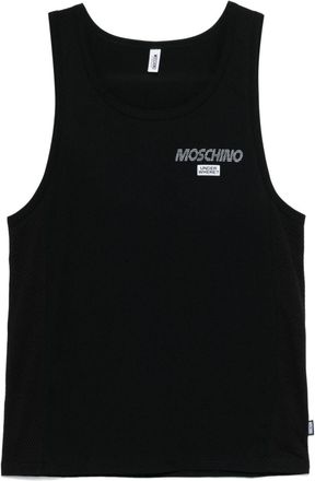Moschino Top con applicazione - Nero