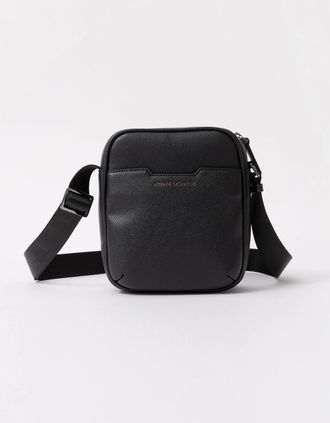 A|X Armani Exchange Mens Armani Exchange Mens Crossbody Bag in Technical Fabric - Black UC001 - Size: ONE size
