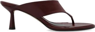Aeyde Olenna Muiltjes met Hak - Dames - Muiltjes - Rood - 36 EU - Schoenen