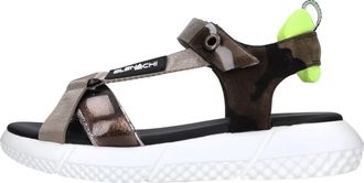 Elena Iachi E-1845 Sandalen - Dames - Sandalen - Veelkleurig - 36 EU - Leer - Schoenen