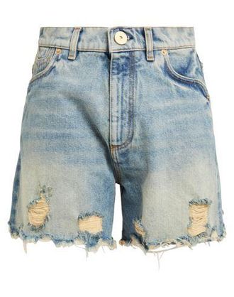 Balmain BOTTOMWEAR - Denim shorts on YOOX.COM