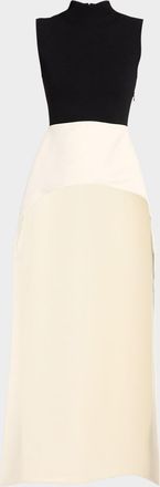 Et Ochs Beckett Mixed-Media High-Low Top