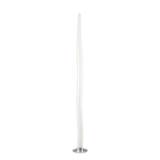 Netlighting Estalacta Floor Lamp 1 Light GU10 IndoorOutdoor IP44 SilverOpal White in Silver