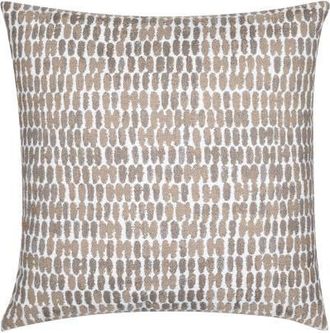 Elaine Smith Thumbprint Indoor & Outdoor Woven Accent Pillow in Latte at Nordstrom, Size 12X20