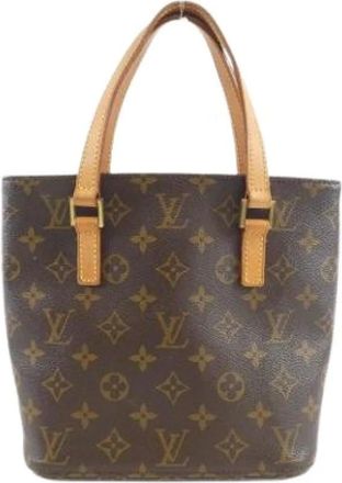 Louis Vuitton Pre-owned Bucket Bags, female, Brown, Size: ONE SIZE Pre-owned Bucket Bag