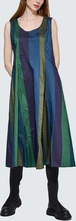 Luukaa D'Celli Ruby Pleated Dress in Oasis Blue at Nordstrom, Size 10