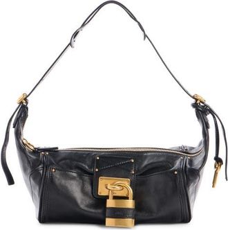 Chlo&eacute; Paddington Leather Shoulder Bag in Black at Nordstrom