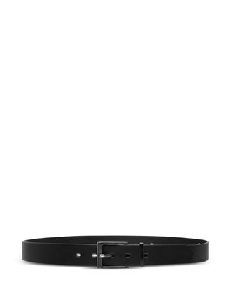 Les Deux metal-buckle belt - Zwart