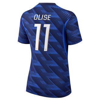 Nike Michael Olise France National Team 2026 Match Home Nike Womens Dri-FIT ADV Soccer Jersey in Blue | NN203949099-FFF