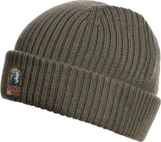 Parajumpers Matio Beanie - Heren - Accessoires - Groen - Maat: L/Xl Zijde