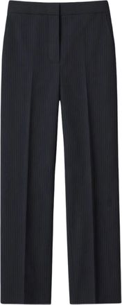 Frankie Shop Slim-Fit Tailored Pants with Subtle Pinstripe Detailing