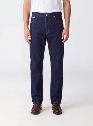 7 For All Mankind Jeans Modern Straight in denim di puro cotone a gamba dritta