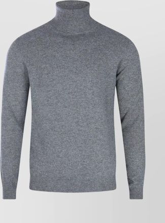 Malo turtleneck sweater with ribbed cuffs and hem