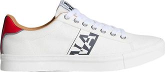 Napapijri Synthetische Canvas Sneakers - Heren - Sneakers - Wit - 46 EU - Katoen - Schoenen