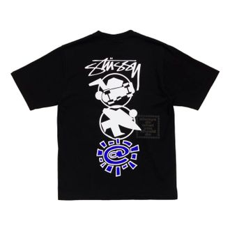 St&uuml;ssy x Always Do What You Should Do World Tour T-Shirt Black 3904050-BLAC