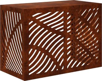 vidaXL Copertura Per Condizionatore DAria Ruggine 100 X 50 X 70 Cm Vidaxl