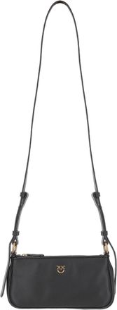 Pinko Half Moon Baguette Mini Leather Bag