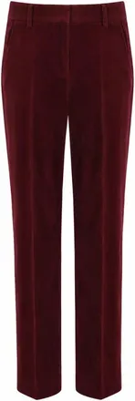 Antonelli Broeken, Dames, Rood, L, Leer, Straight Broeken