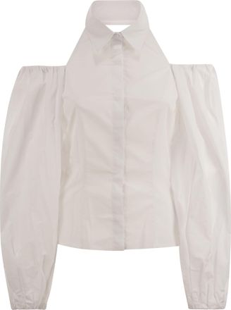 MVP Wardrobe Cotton Shirt With Balloon Sleeves