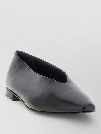 Jimmy Choo London margot pointed toe leather ballet flats