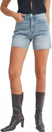 Judy Blue Womens High-Rise Cutoff Denim Shorts In Blue