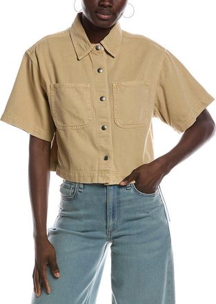 Madewell Boxy Crop Button Up Shirt