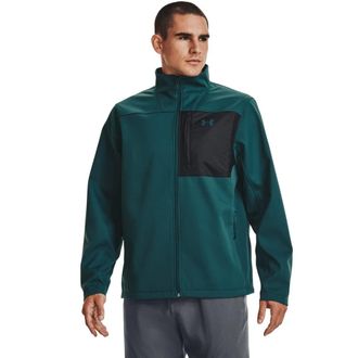 Under Armour Mens ColdGear Infrared Shield 2.0 Soft Shell Jacket, (716) Tourmaline Teal/Black/Tourmaline Teal, XS