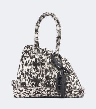 The Attico Sant Ambroeus Mini calf hair top-handle bag