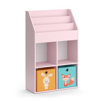 Vicco Estanter&iacute;a Infantil Luigi, Rosa, 72 X 114.2 Cm Con 6 Cajas Plegables (color) Vicco