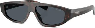 Prada PR C02S Zonnebril - Heren - Zonnebrillen - Bruin - 57 MM - Accessoires