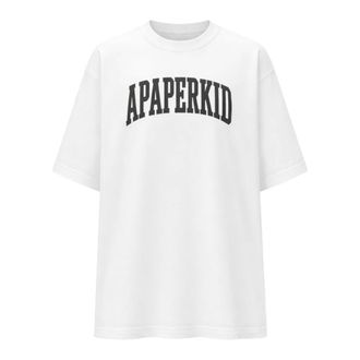 A Paper Kid T-Shirts, female, White, Size: 2XL Jersey T-shirt