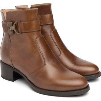 Nero Giardini Ankle Strap Bootie in Brown at Nordstrom, Size 9Us