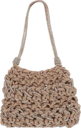 Mela Victory schoudertas met handgreep - Beige