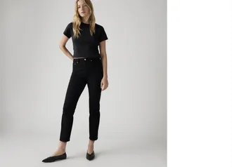 Levi's 501 Crop Jeans - Womens - 23X26 - Black