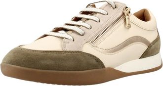 Geox Schoenen, Dames, Beige, 39 EU, Sneakers