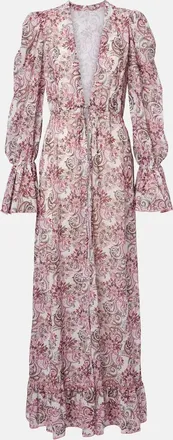 Bananhot Berta paisley beach cover-up
