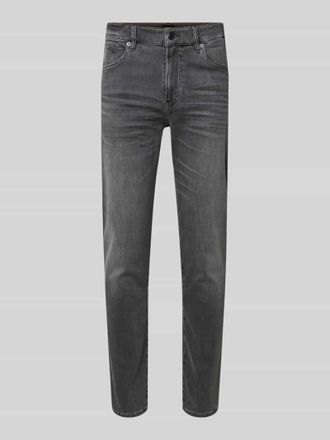 Boss Orange by Hugo Boss BOSS Orange Slim Fit Jeans aus Baumwoll-Mix Modell ONYX BO in Dunkelgrau, Gr&ouml;&szlig;e 33/32