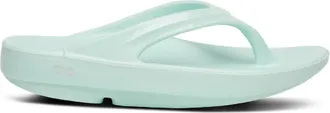 Oofos Womens OOlala Sandals Green 11