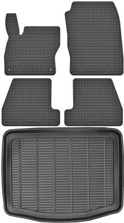 OEM Juego De Alfombrillas De Goma Para Coche Y Maletero Para Ford Focus Iii Hatchback (2010-2018)