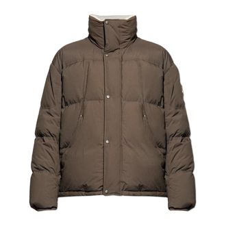 Moose Knuckles Down Jackets, male, Brown, Size: XL Down Jacket with Stand-up Collar