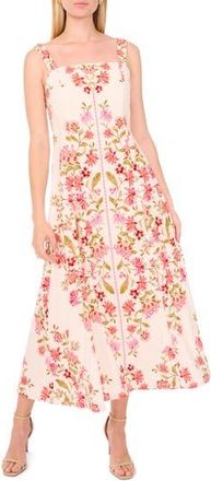 CeCe by Cynthia Steffe Embroidered Floral Midi Dress in Corsage at Nordstrom Rack, Size Medium