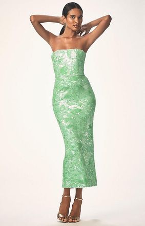 Helsi Leslie Strapless Stretch Sequin Midi Dress