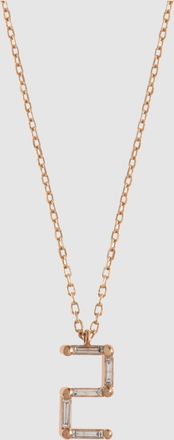 Little Ones Paris Collier Numéro 2 Or Rose Diamants