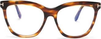 Tom Ford Eyewear Occhiali cat-eye - Marrone