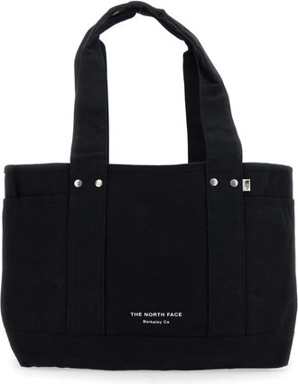 The North Face Zwarte zwarte tote bag met logo - Heren - Outdooraccessoires - Zwart - ONE Size - Katoen - Fitness