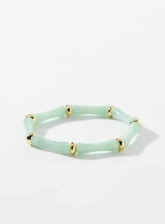 Simons Womens Curved tubular stone bracelet