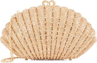 Dune London Womens Accessories Embellished - Eccles - Fold Over Clutch - Gold - One Size